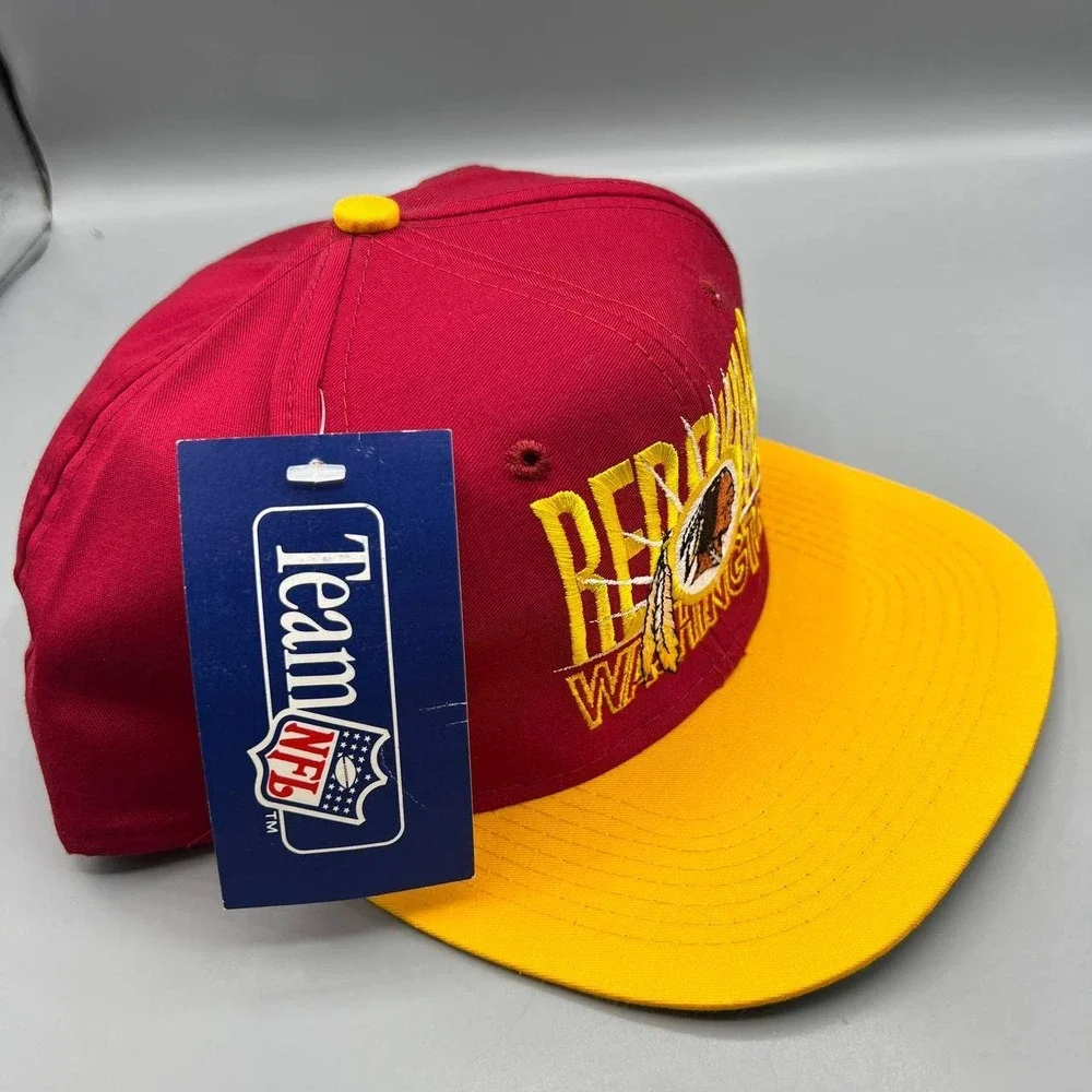 Vintage Washington Redskins Commanders Hat Men AJD‎ NFL Snap Back Cap New